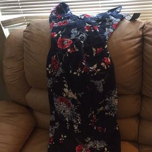Stop Staring Dresses - Navy blue-floral print dress Stop Staring Dresses - Navy blue-floral print dress